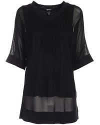 DKNY - Vneck sopra - Lyst