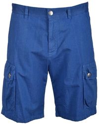 Bikkembergs - Bermuda shorts aus baumwolle elastan - Lyst