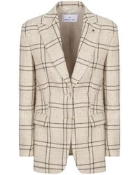 Manuel Ritz - Jassen ,Wol Monopetto Macrocheck Jacket - Lyst