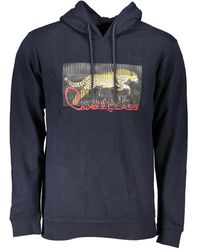 Roberto Cavalli - Hoodies & Sweatvesten ,Blauw ,Kleding - Lyst