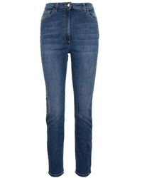 Elisabetta Franchi - Slim-Fit Jeans - Lyst