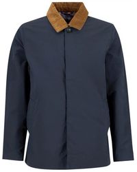 Barbour - Jassen ,Blauw ,Reversible Korbel Shwrprf Jacket - Lyst