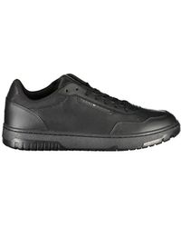 Tommy Hilfiger - Schwarzer Leder Herren Sneaker Urban Chic - Lyst