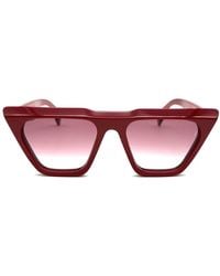 Jacques Marie Mage - Rote sonnenbrille für frauen - stilvolles zubehör - Lyst