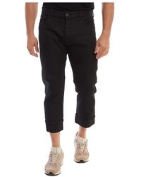 Emporio Armani - Cropped Jeans - Lyst
