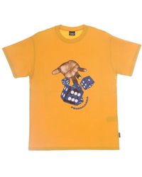 Propaganda - Gele Dice Tee Korte Mouw T-Shirt - Lyst