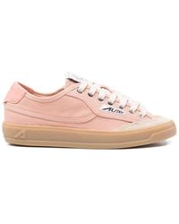 Autry - Schoenen ,Roze ,Katoen Windscape Low Sneakers - Lyst