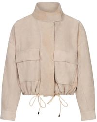 Ibana - Jassen ,Suède Jigo Suède Jas - Lyst