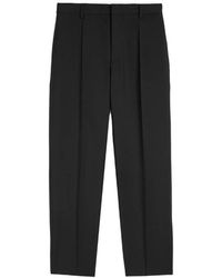 Jil Sander - Broeken ,Zwart ,Techno Gabardine Broek - Lyst