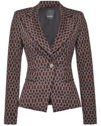 Pinko - Giacca elegante in tessuto a punto - Lyst