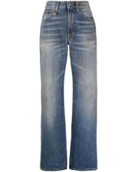 R13 - Mid-Rise Straight-Leg Denim Jeans - Lyst