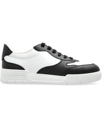 Moschino - Schoenen ,Wit ,Leer Leren Sneakers - Lyst