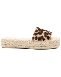 Manebí - Espadrilles Mit Leopardenmuster - Lyst
