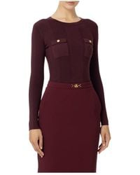 Elisabetta Franchi - Long Sleeve Tops - Lyst