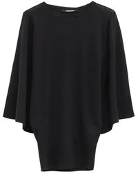 Jacquemus - Truien & Vesten ,Zwart ,Wol Mananco Knit - Lyst