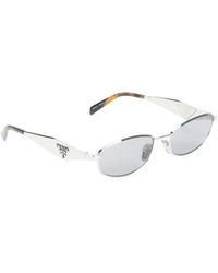 Prada - Metalen Zonnebril - Lyst