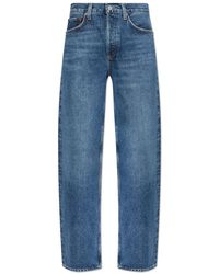 Agolde - Jeans ,Blauw ,Katoen Arc Jeans - Lyst