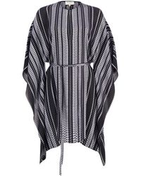 Zeus+Dione - Anemone Gestreepte Zijden Kaftan - Lyst