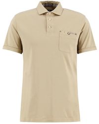 Barbour - Tops ,Katoen Corpatch Tailored Polo Shirt - Lyst