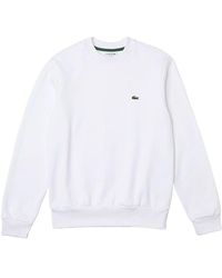 Lacoste - Herren Sweatshirt in mit geripptem Saum und Bündchen - Lyst