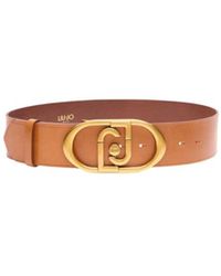 Liu Jo - Accessoires ,Bruin ,Leer Bustier Riem - Lyst