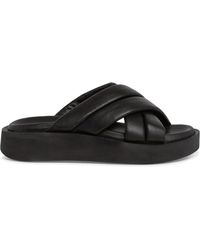 S.oliver - Schoenen ,Zwart ,Zwarte Casual Open Slippers Vrouwen - Lyst