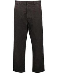 Prada - Broeken ,Bruin ,Katoen Wijde Pijpen Broek - Lyst