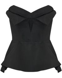 McQueen - Strapless Corset Top - Lyst