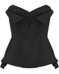 McQueen - Strapless Corset Top - Lyst
