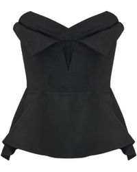 McQueen - Strapless Corset Top - Lyst