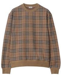 Burberry - Round-Neck Knitwear - Lyst