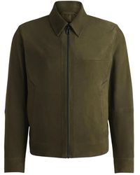 BOSS - Leather Jackets - Lyst
