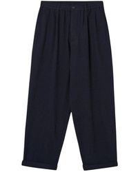 Universal Works - Broeken ,Blauw ,Wol Lindberg Pant - Lyst