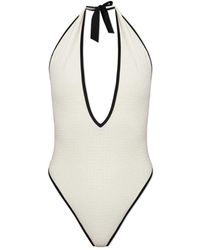 Balmain - Einteiler Badeanzug - Lyst