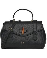 V73 - Tassen ,Zwart ,Leer Beatrice Schoudertas - Lyst