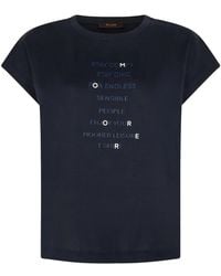 Moorer - Ella T-Shirt - Lyst