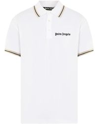 Palm Angels - Polo shirt classica con logo - Lyst