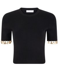 Rabanne - Schwarze t-shirts und polos kollektion - Lyst