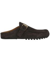 Tod's - Suede Sabot Loafers - Lyst