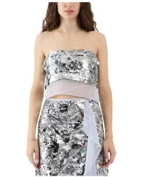 Sabina Musayev - Sleeveless Tops - Lyst
