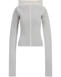 Rick Owens - Cowl Pearl Cashmere Pullover - Lyst