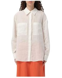 Liu Jo - Elegante Grüne Button-Up Bluse - Lyst