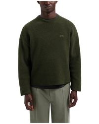 OLAF HUSSEIN - Round-Neck Knitwear - Lyst