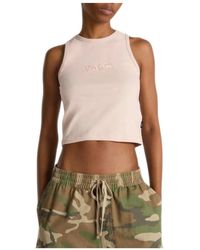 Vans - Tops ,Roze ,Katoen Essential Racer Tank - Lyst