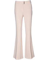 SIMONA CORSELLINI - Elegante Broek Met Polyester En Elastaan - Lyst