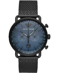 Emporio Armani Horloges - - Heren - Zwart
