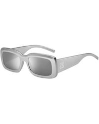 BOSS - Sonnenbrille mit silbernem rahmen hg 1281/s - Lyst
