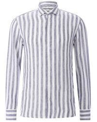 Stenströms - Overhemden ,Blauw ,Linnen Casual Overhemden - Lyst