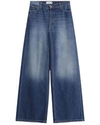 Please - Wide Jeans - Lyst