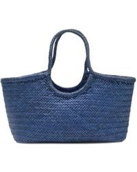 Dragon Diffusion - Tassen ,Blauw ,Leer Nantucket Basket Big 3X Jump - Lyst